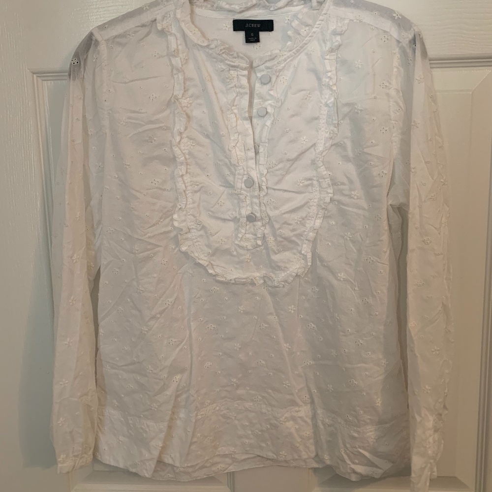 Eyelet blouse
